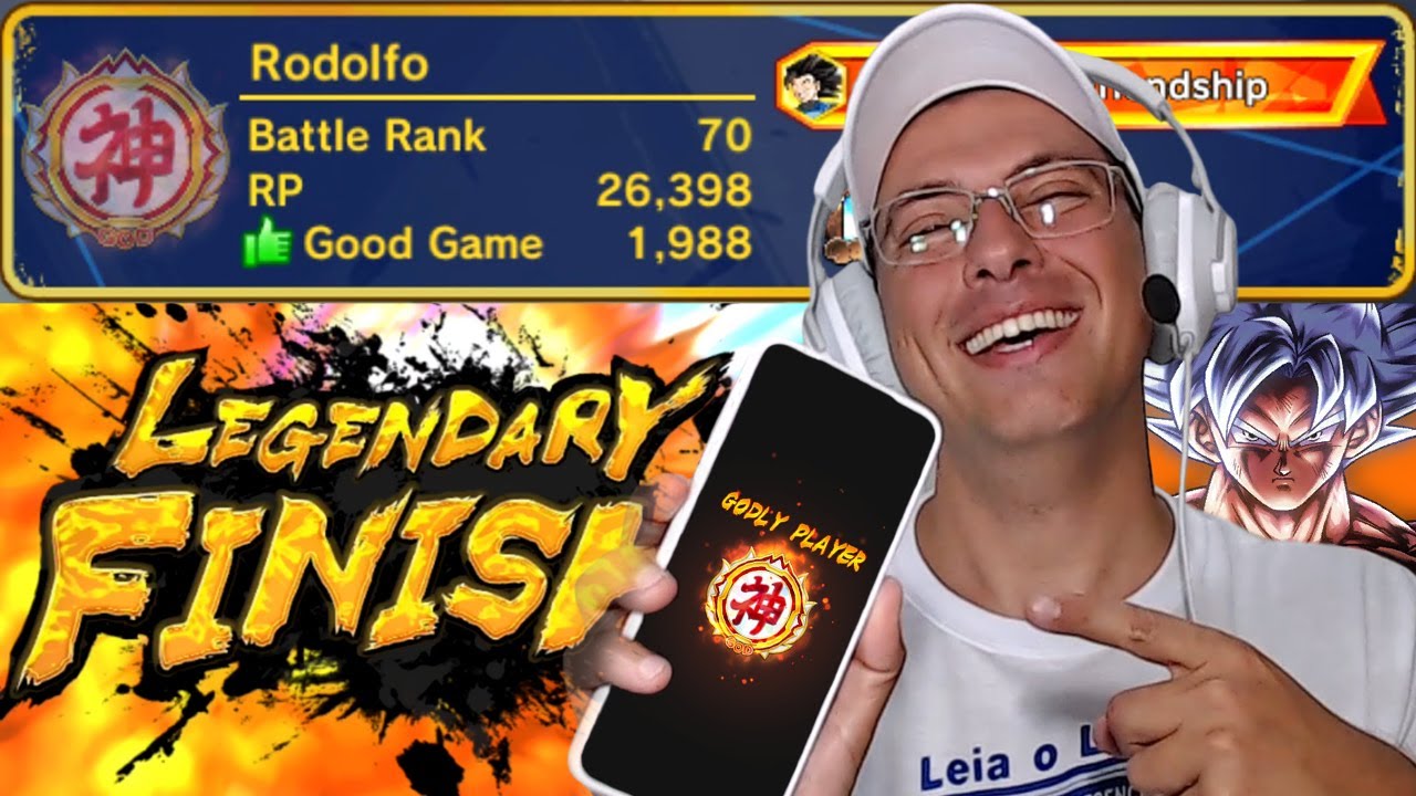 VENCI OS MAIS FORTES E FIZ LF! SÓ PARTIDAS CONTRA GODLYPLAYERS E UM TIME OP- DRAGON BALL LEGENDS