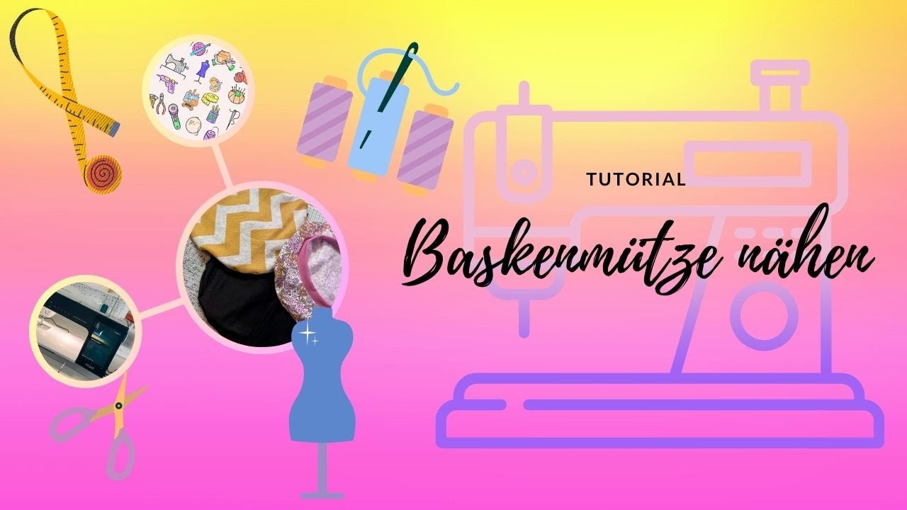 Baskenmütze nähen Tutorial