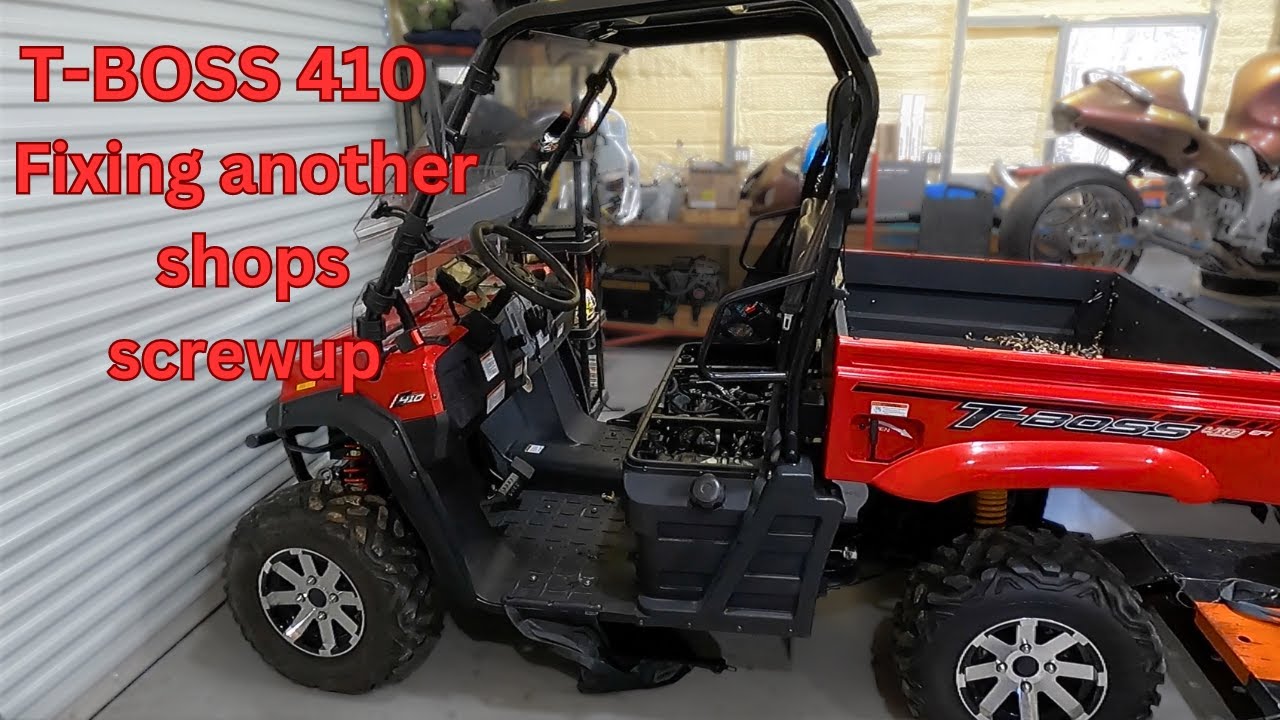 TBoss 410 Fixing another shops screwup!!!