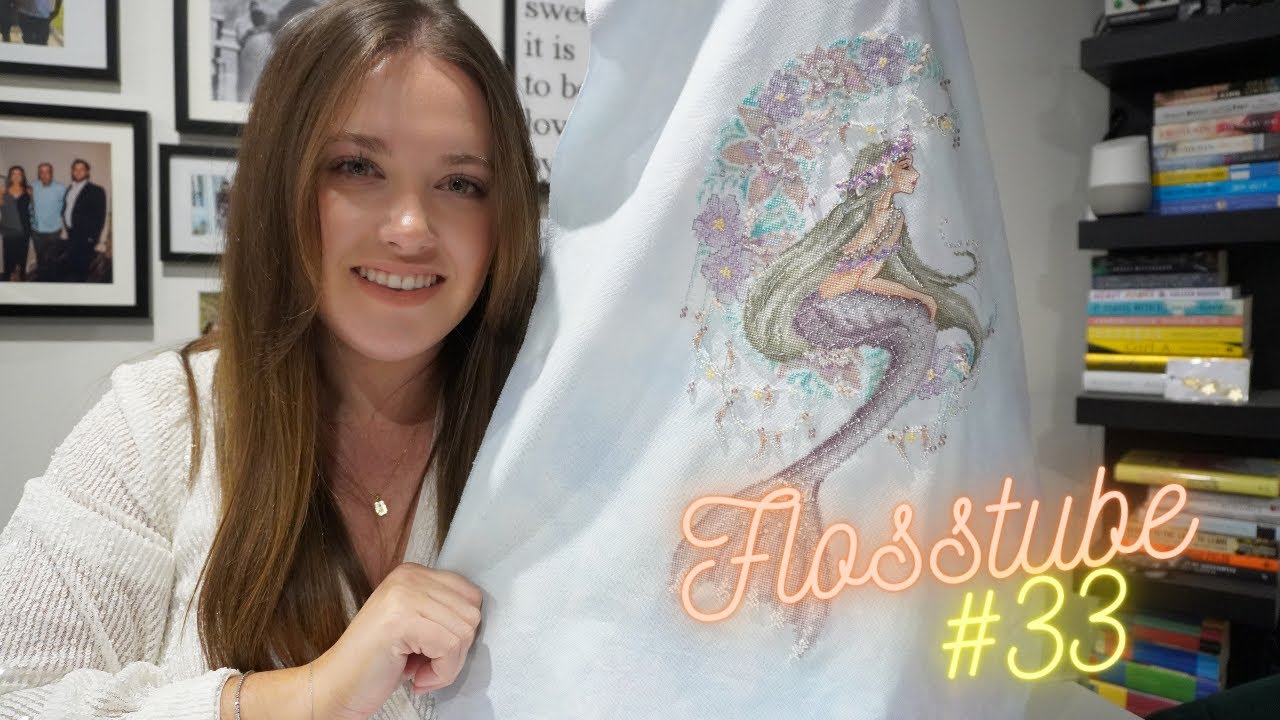 FLOSSTUBE #33 - I'm back with a big finish, new starts, a giveaway and holiday chat!