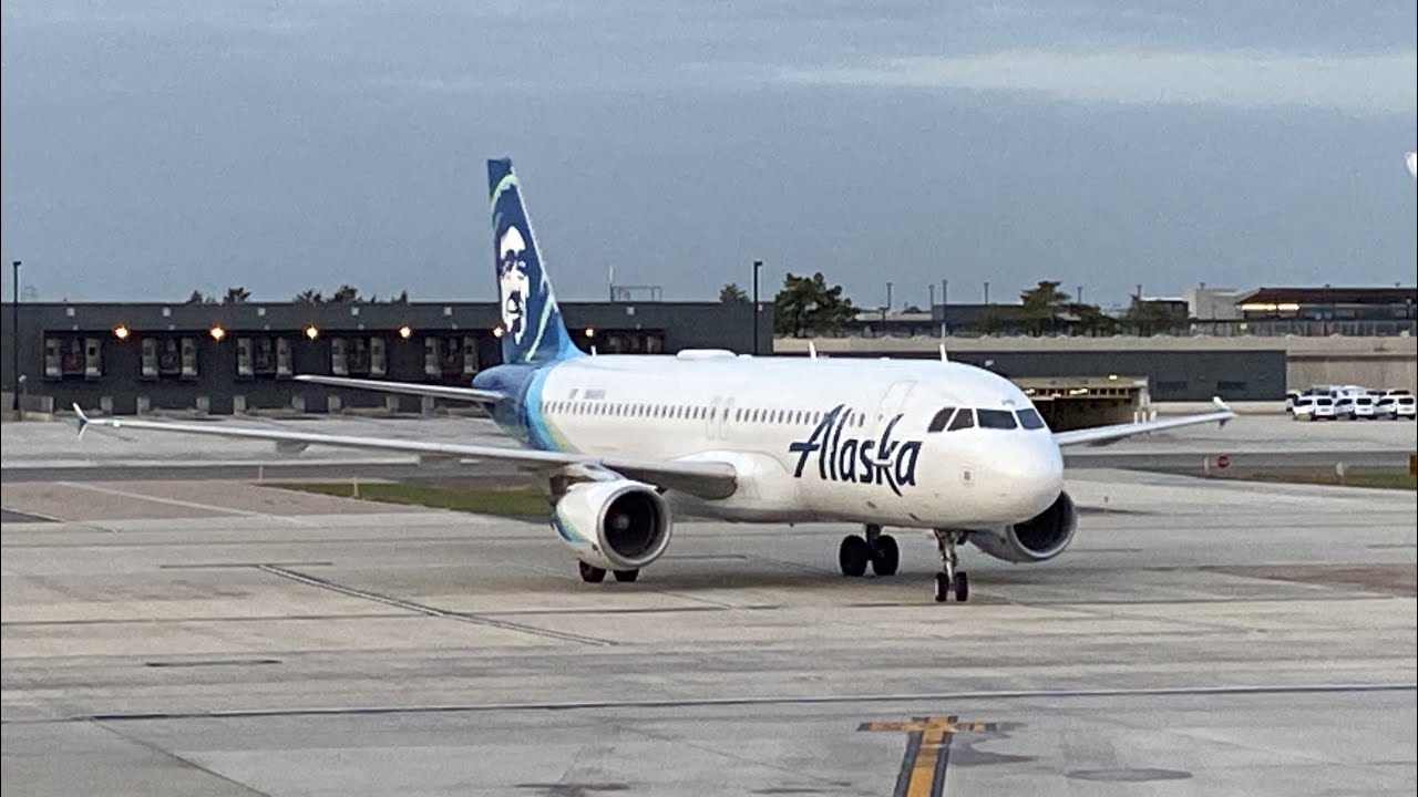 Final Alaska Airlines A320-200 Flight - Washington DC (IAD) - Los Angeles (LAX)