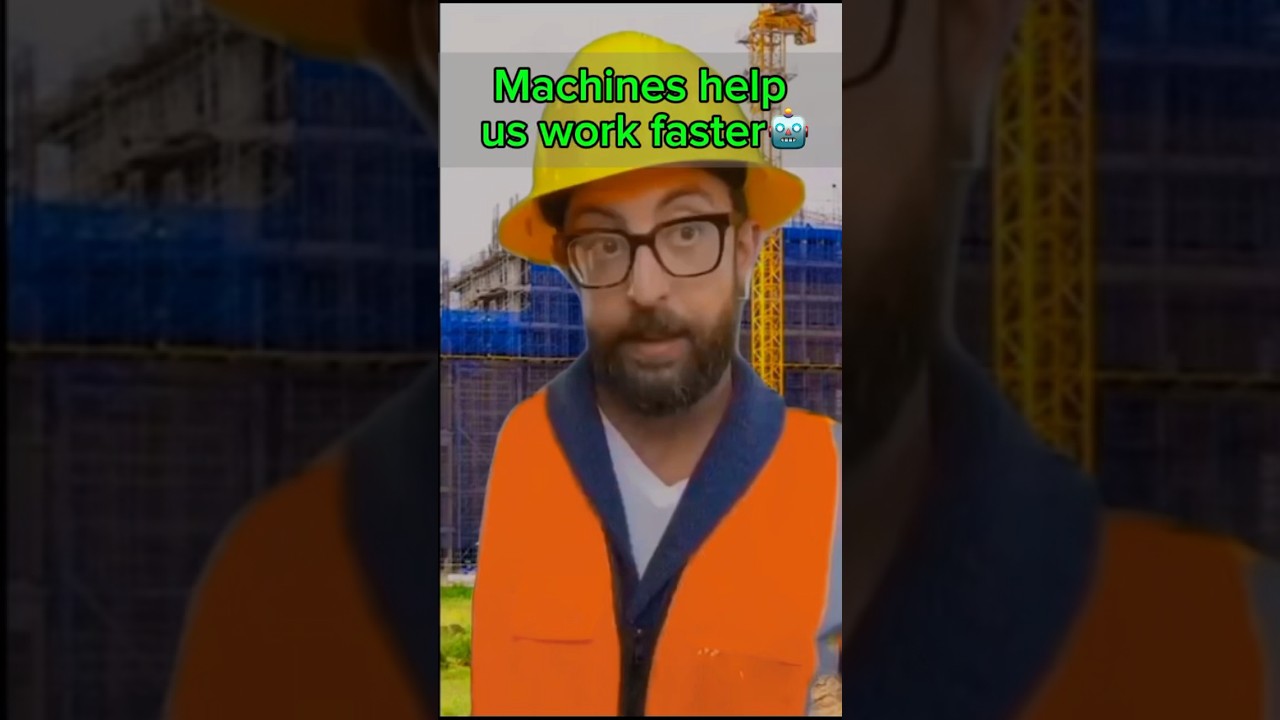 &ldquo;I bought smart machines for workers to work faster #construction #machines #smart #creative
