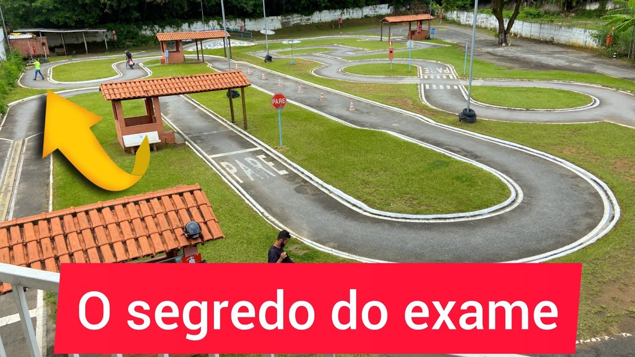 Como fazer pra passar no exame de moto sem movimento irregular pista Betânia