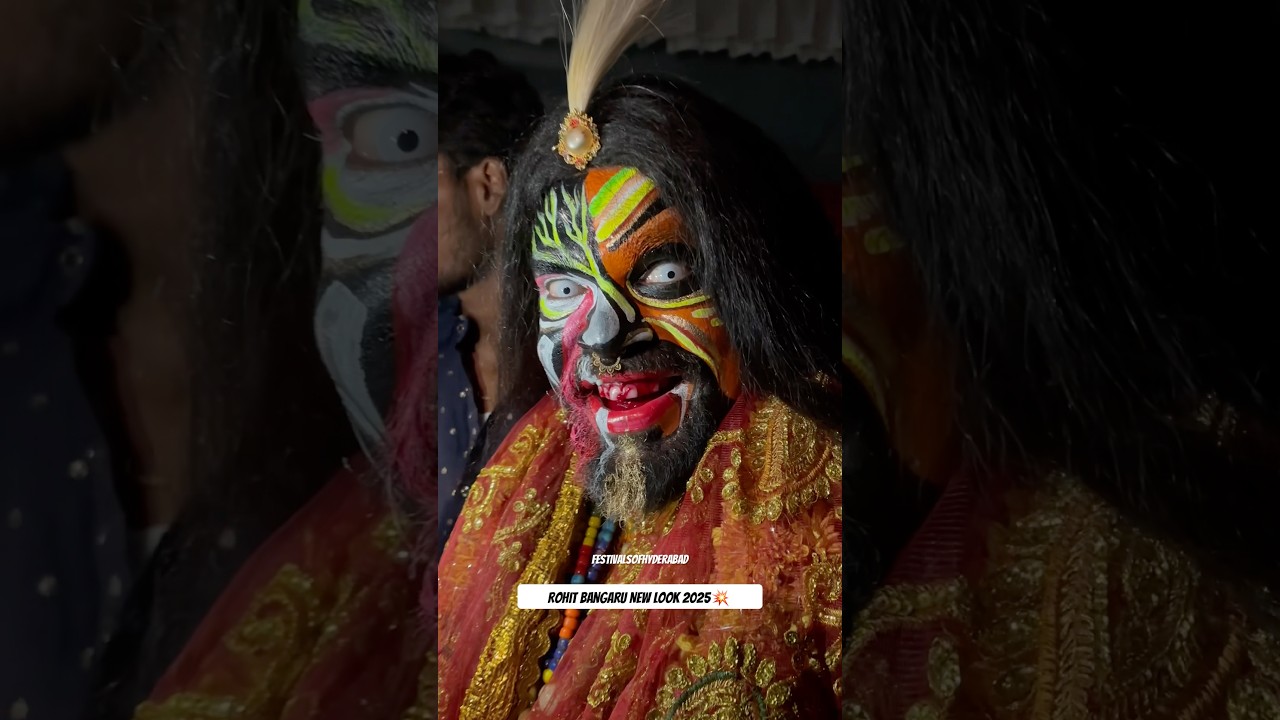 Rohit Bangaru New Look At Pudur Bonalu 2025#trending #rohit #new #look #ytshort #viralvideo
