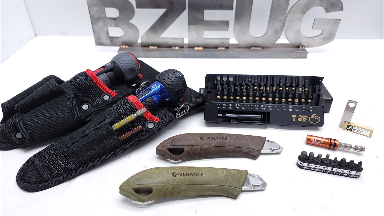 Japan Tool Haul: VERANCE, VESSEL, OLFA, TONE, ANEX, SHINWA