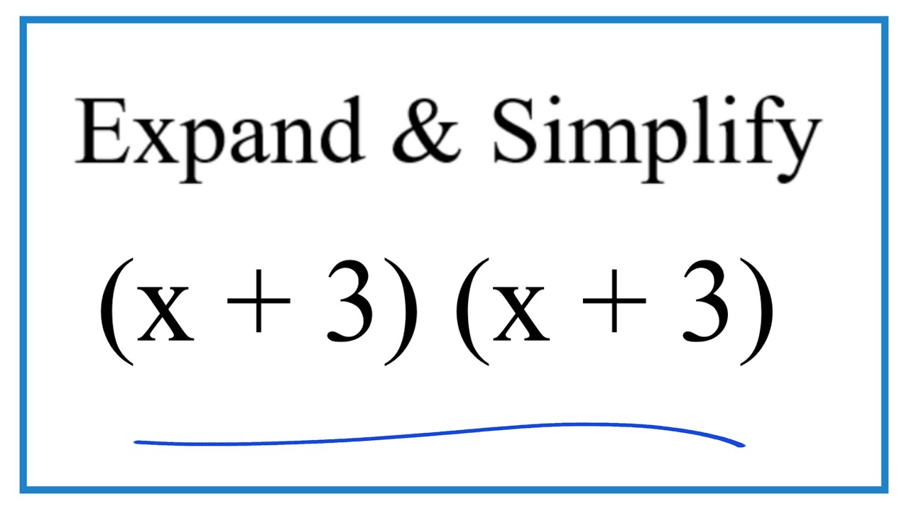 Expand & Simplify: