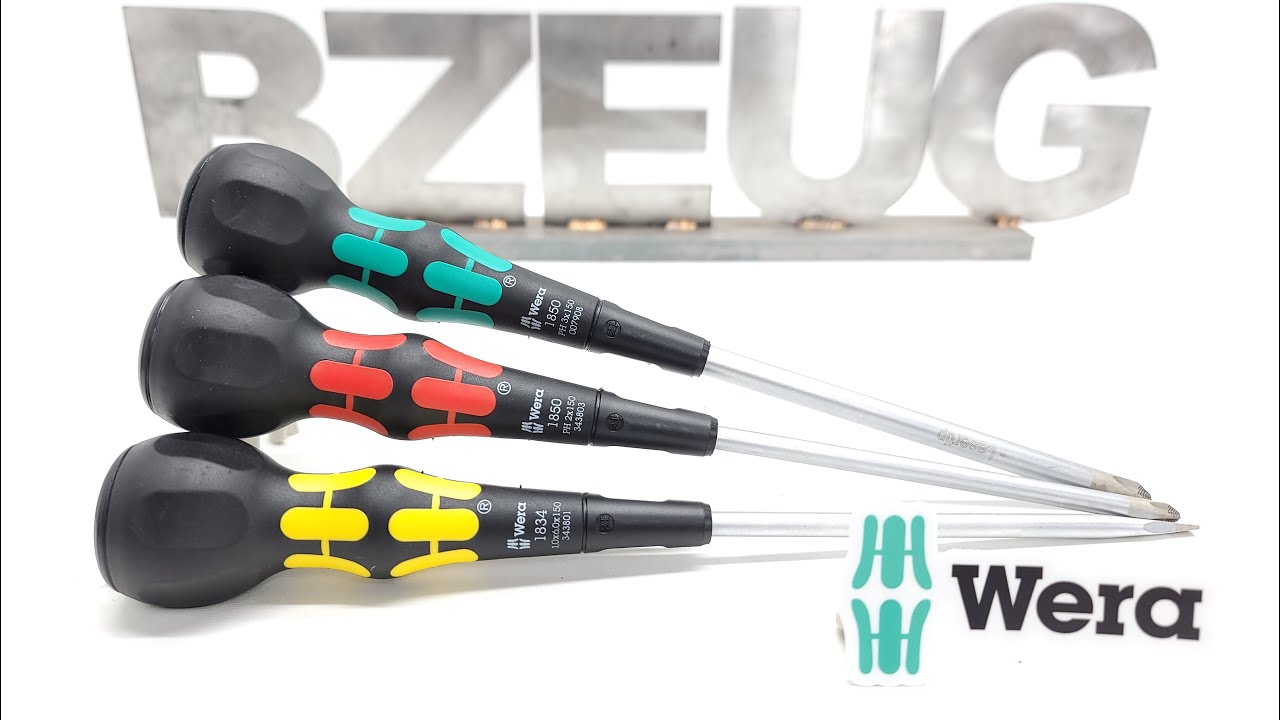 Wera Japanese Ball Grip Style Screwdrivers.  New Wera Tools exclusively for Japan.