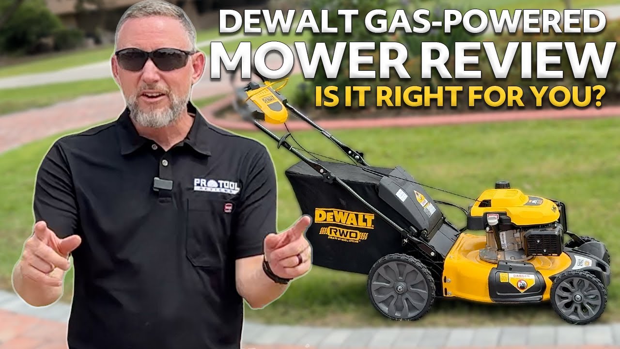 DeWalt RWD Gas-Powered Mower Review - Should You Buy It?