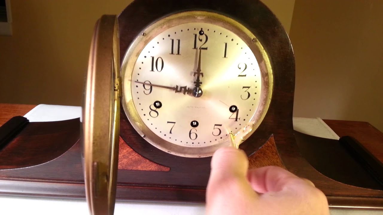 Seth Thomas Antique Westminster Mantle Mantel Chime Clock No. 91 124 Movement