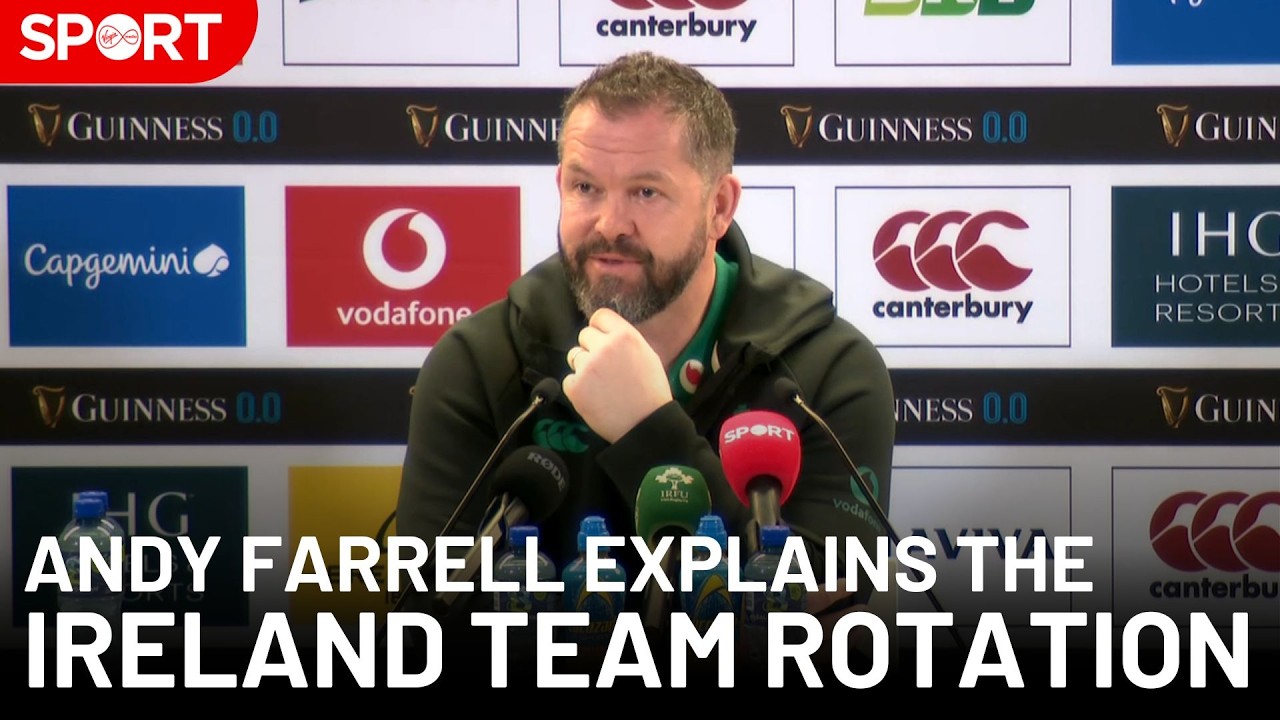 Andy Farrell on Ireland Rotation, Ulster Surge & Facing Wales | Ireland v Wales | Six Nations