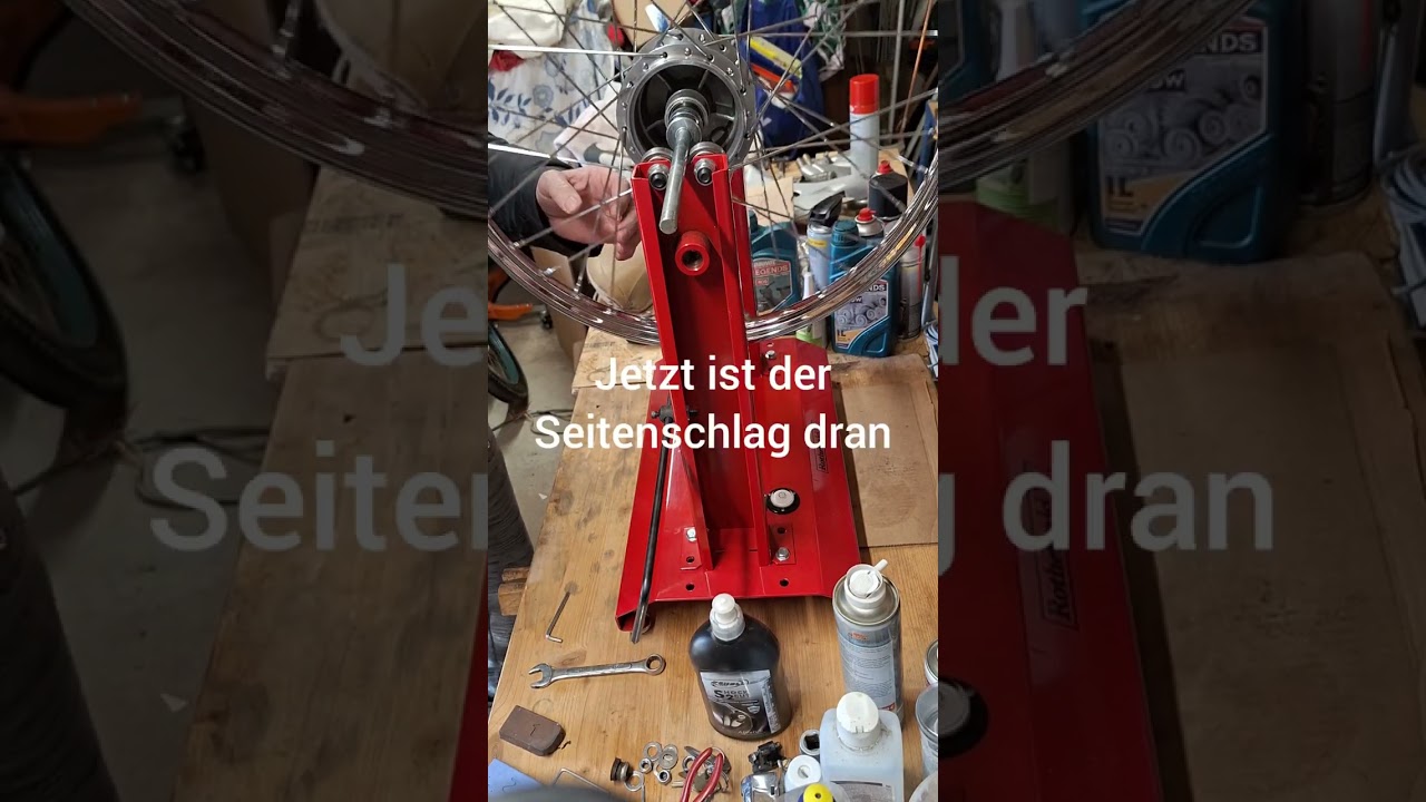 Simson SR2 Rad einspeichen