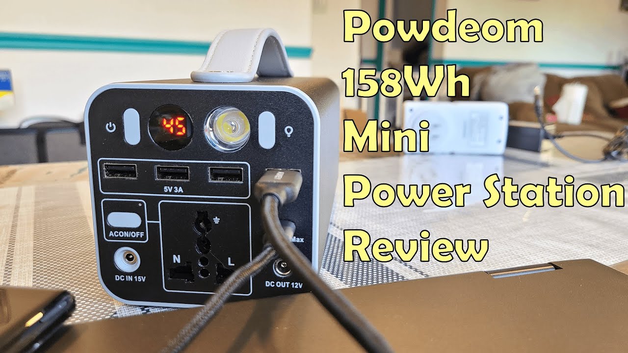 Powdeom 158Wh Mini Power Station Review