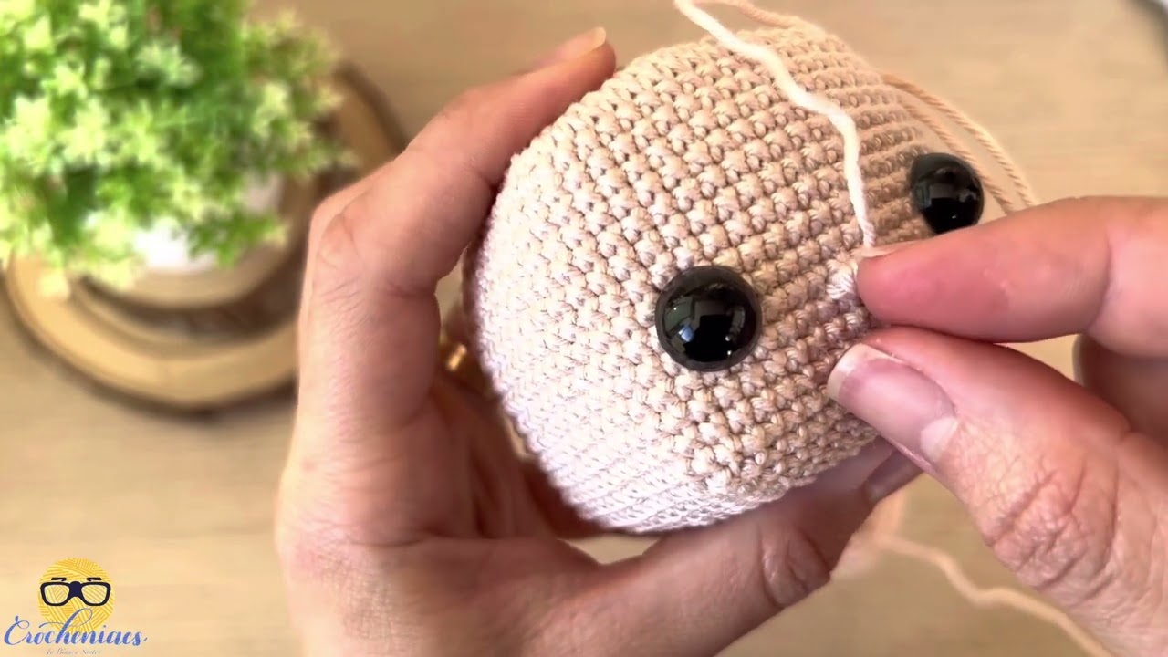 How to embroider Nose in AMIGURUMI DOLLS | Easy and quick tutorial for crochet beginners
