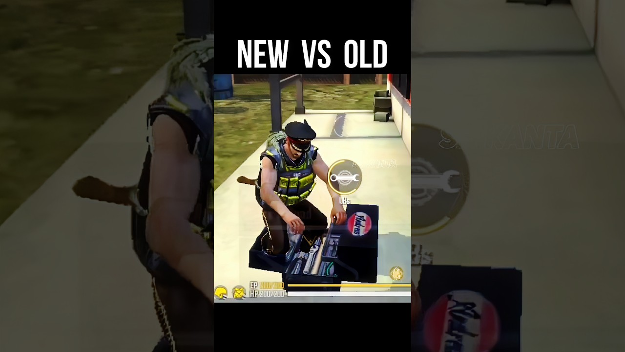 New VS Old 🔥 Free Fire Old Vest Upgrader 