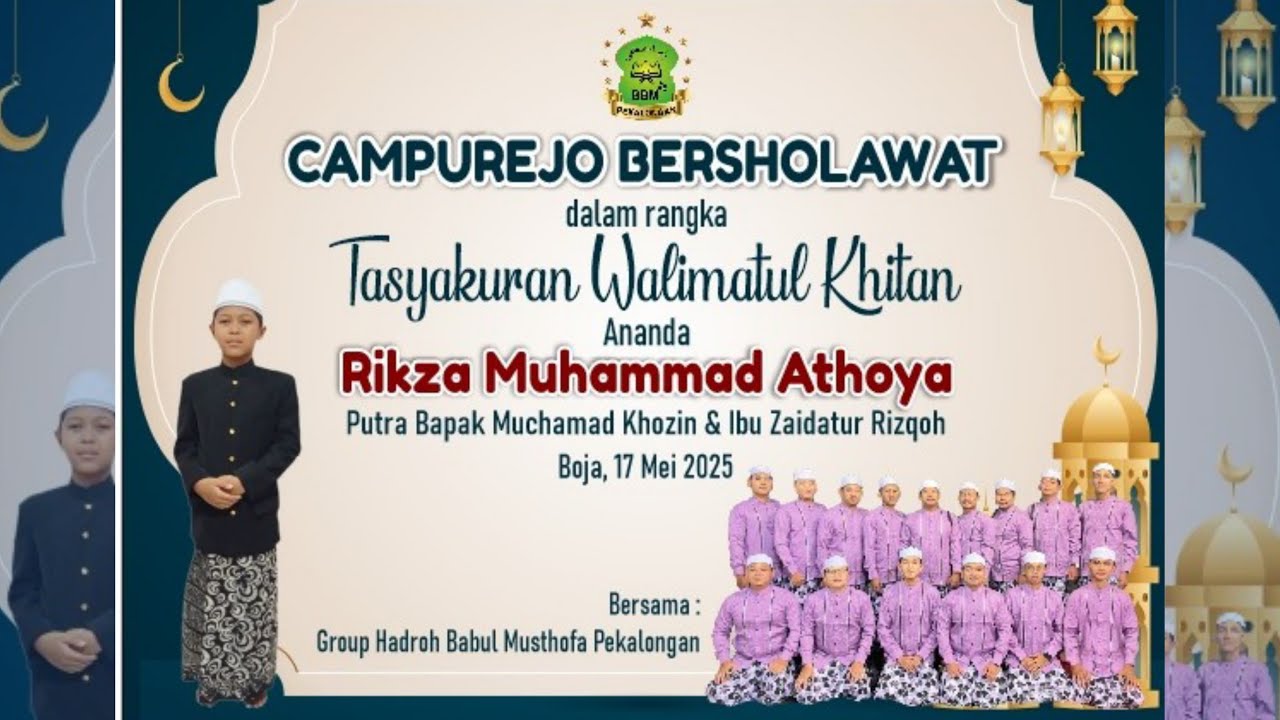 🔴CAMPUREJO - KENDAL BERSHOLAWAT  || BABUL MUSTHOFA PEKALONGAN