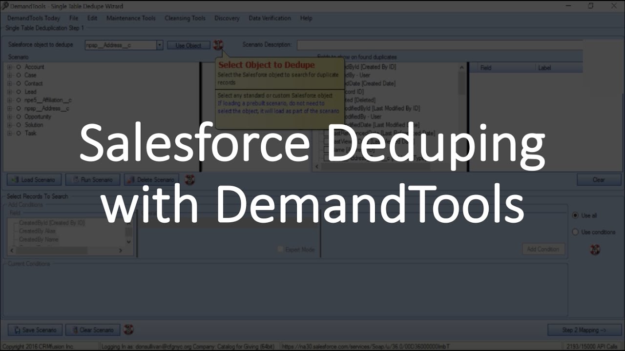 Salesforce Deduping with DemandTools