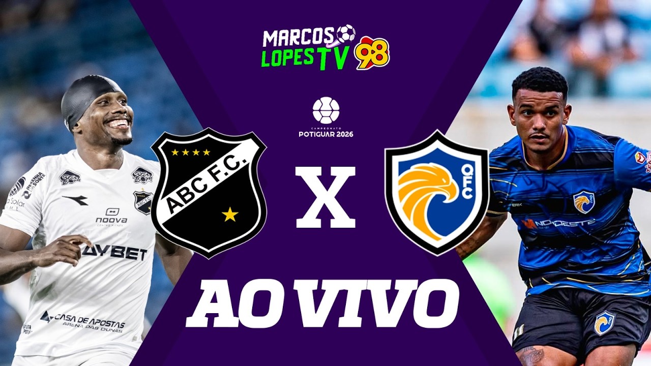 [🔴🟡 AO VIVO] ABC x QFC | SEMIFINAL DO CAMPEONATO POTIGUAR 2026 - 14/03/2026