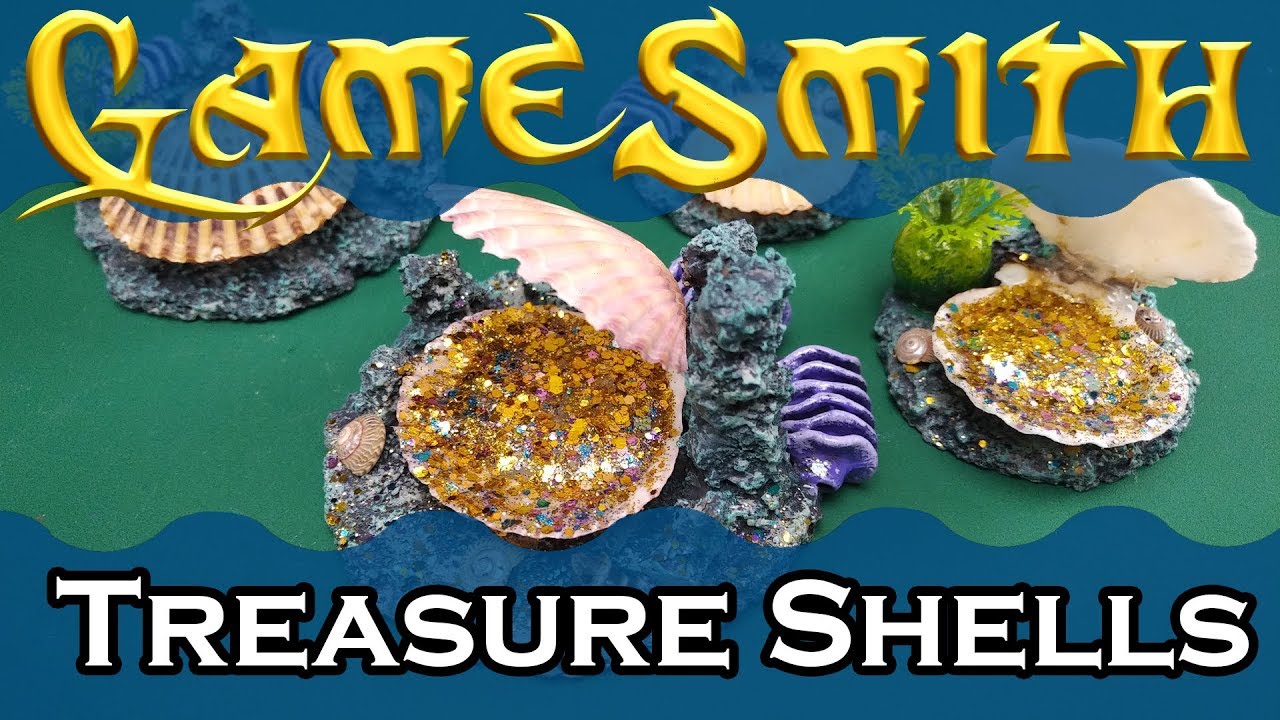 How to Build Aquatic Treasure Scatter Terrain for your Tabletop Game (2019) GameSmith S03E004