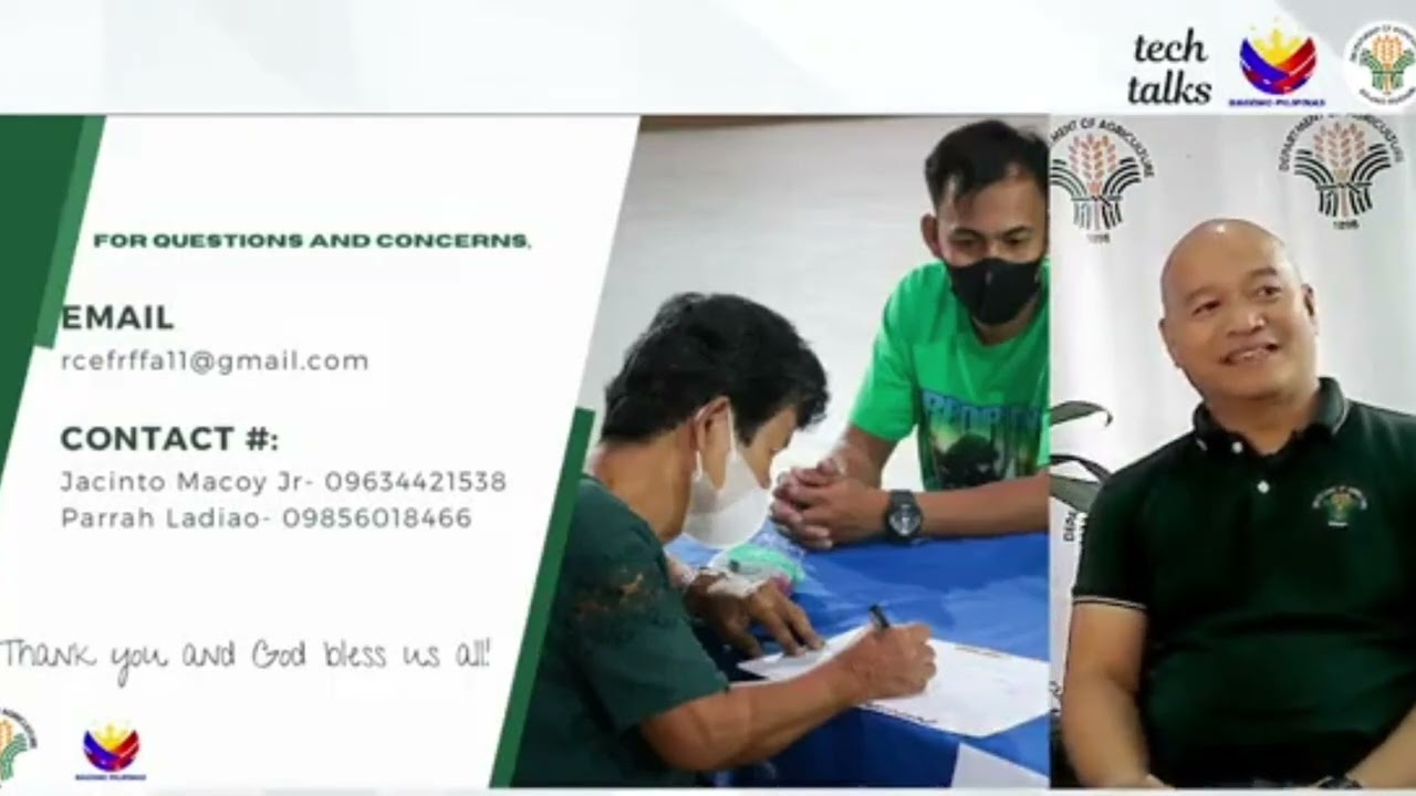 TECH TALKS| Rice Farmers Financial Assistance Part 2
