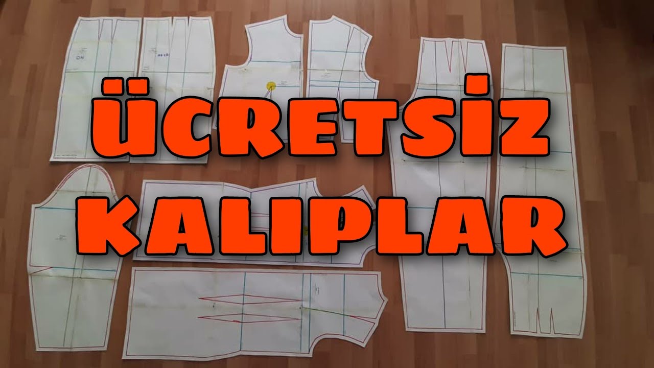 ÜCRESİZ ELBİSE PANTOLON BLUZ ETEK KALIPLARI / FREE DRESS TROUSERS BLOUSE SKIRT PATTERNS