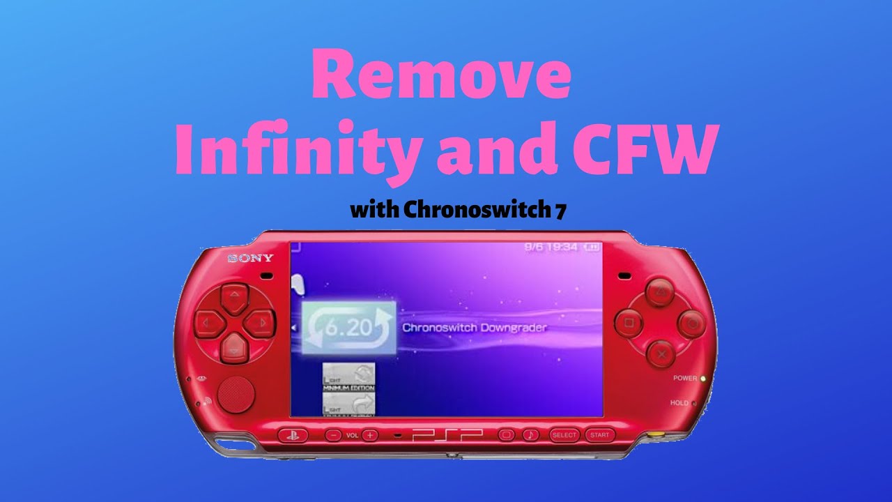 Remove Infinity and CFW with Chronoswitch
