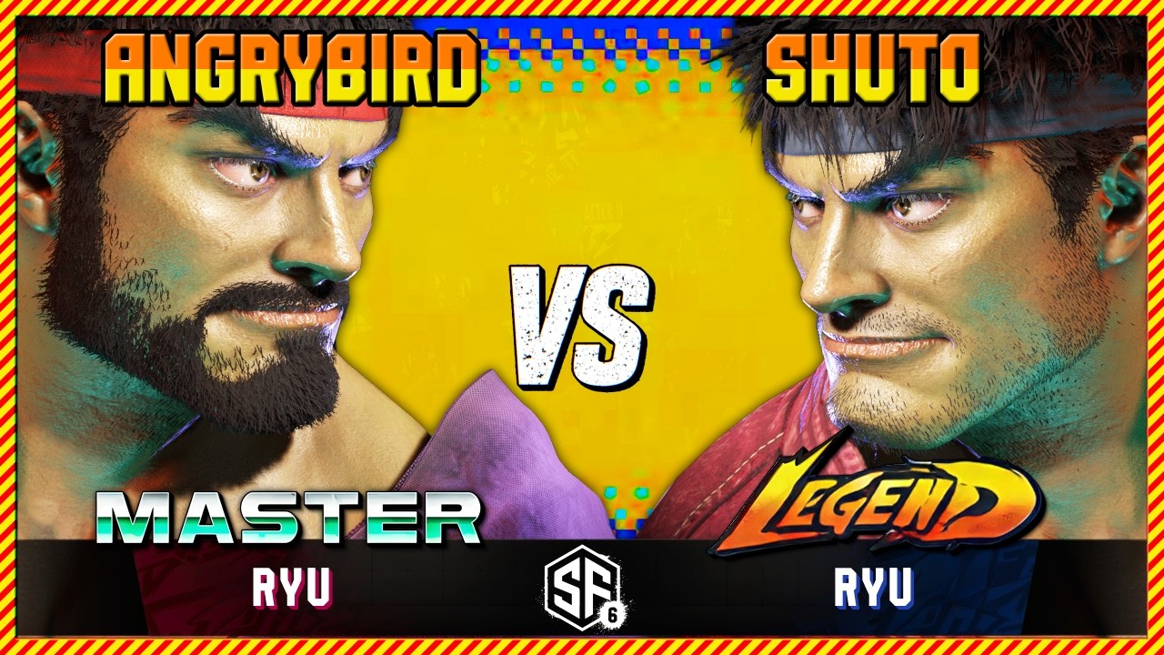 SF6 ⭐ ANGRYBIRD (RYU) vs SHUTO (RYU) ⭐ High Level SF6 Gameplay