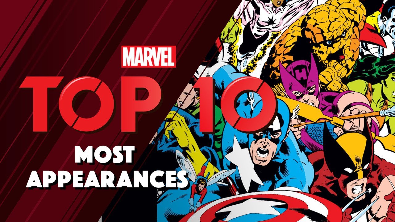 Top 10 Marvel Super Hero Appearances !
