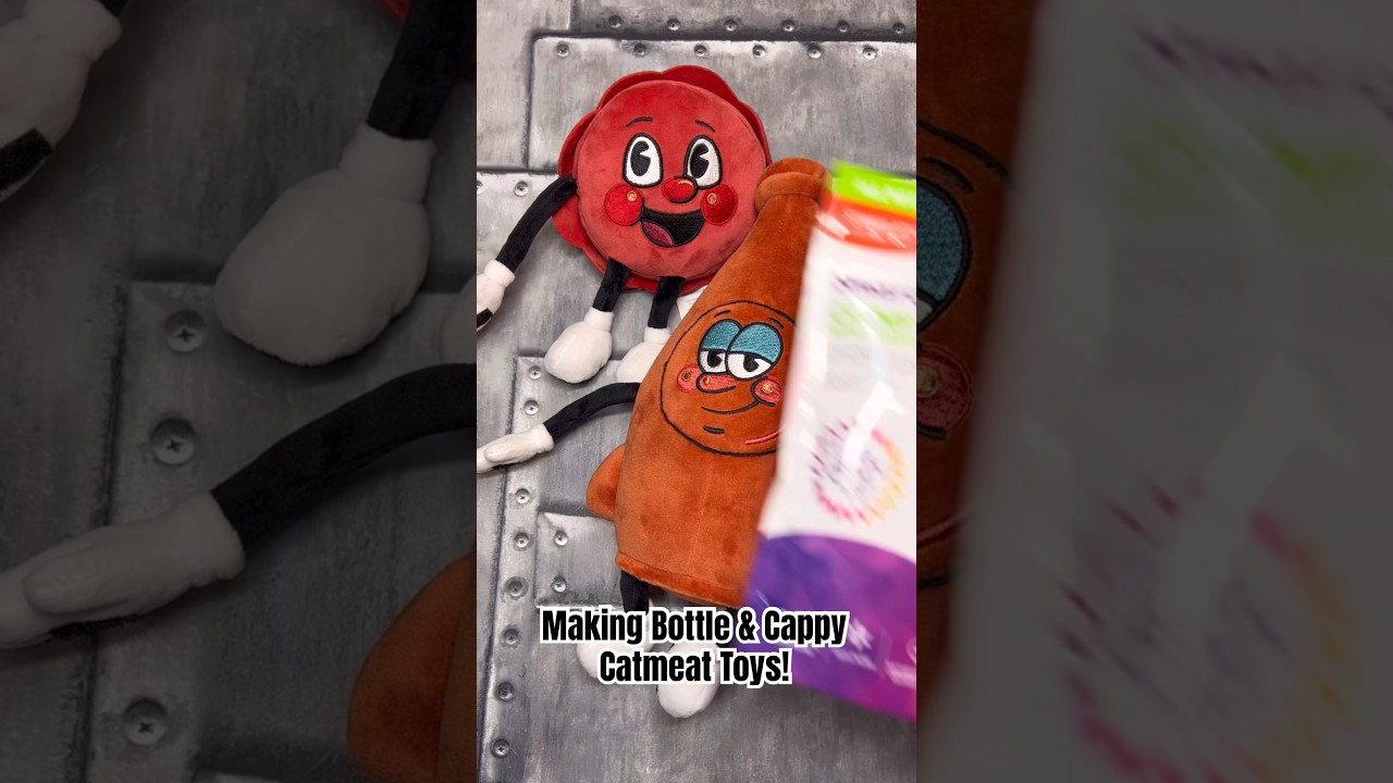 Making Bottle & Cappy Catmeat Toys!