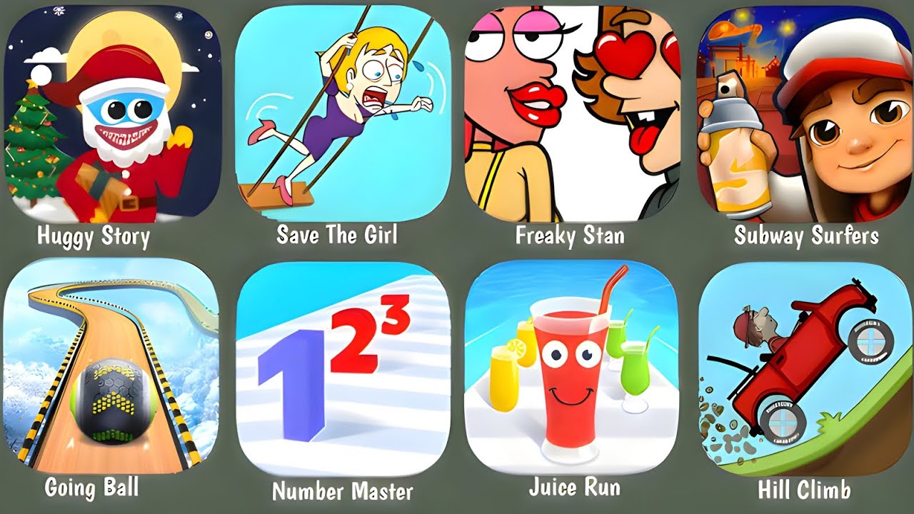 Huggy Story, Save The Girl, Fraeky Stan, Subway Surfers