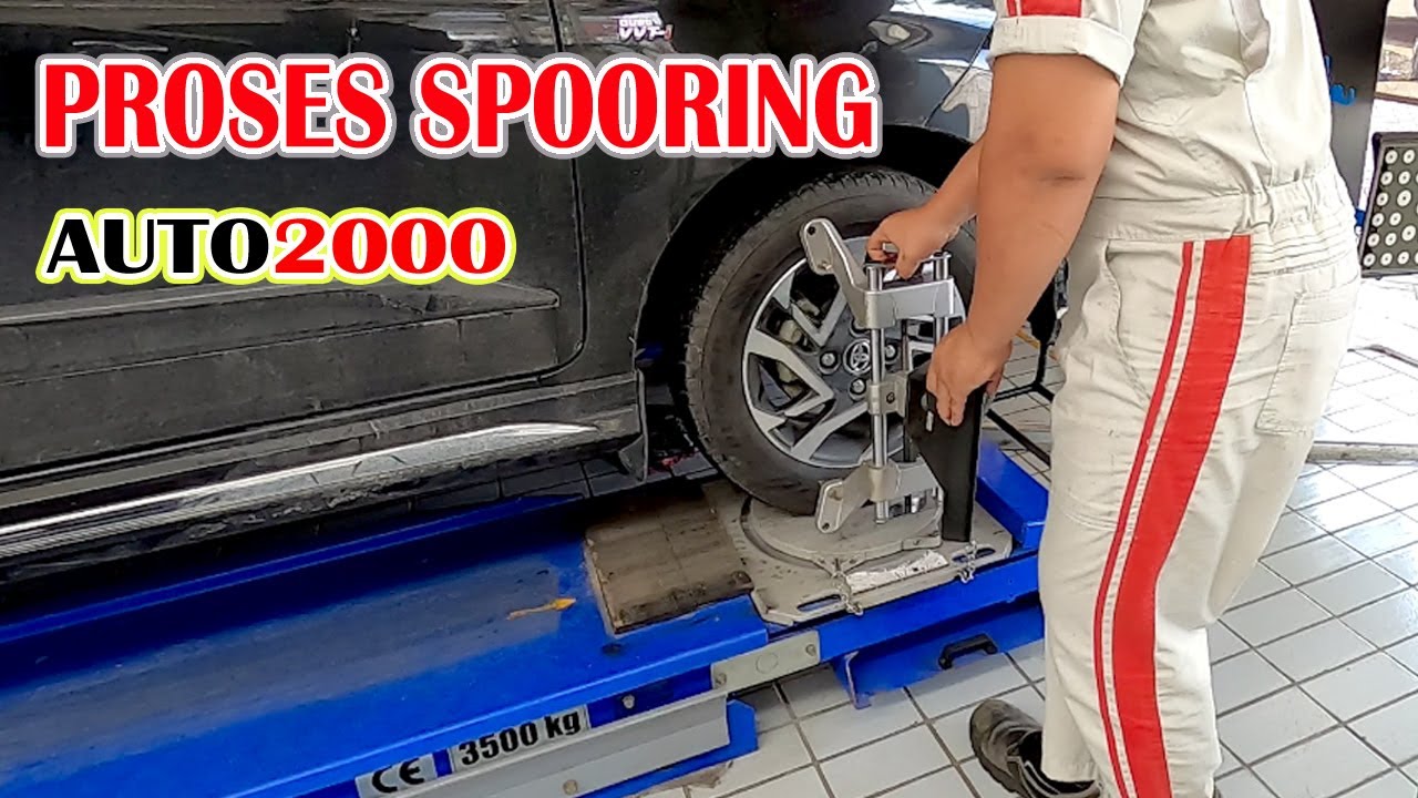 Spooring mobil avanza agar stir tidak narik kekiri dan ban kemakan sebelah