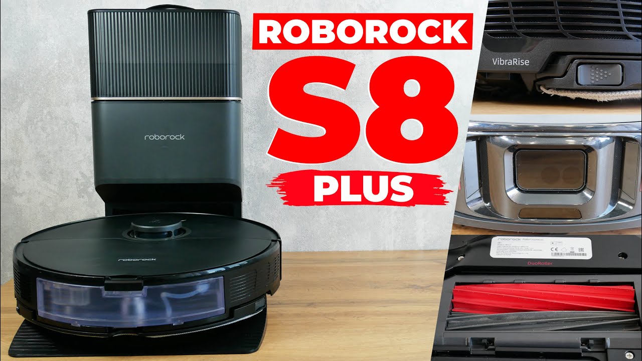 Roborock S8 Plus: самоочистка, распознавание вещей, ДВЕ щетки и подъем салфетки🔥 ОБЗОР и ТЕСТ✅