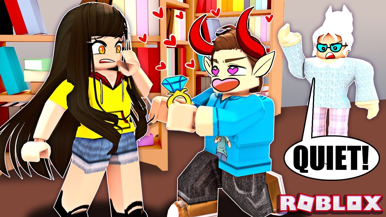 BEAST CONFESSES HE LOVES HER In a Library! (Roblox)
