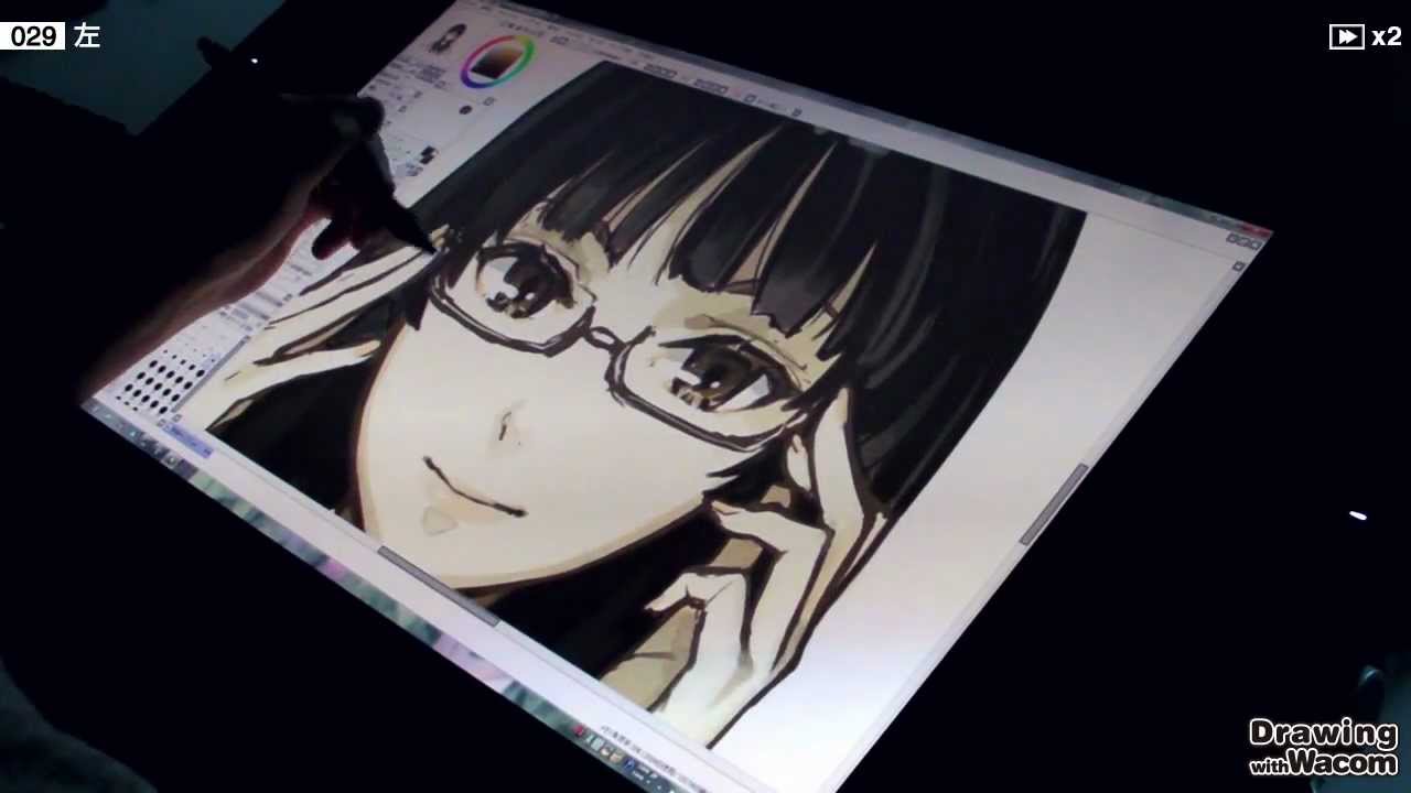 イラストレーター 左 - Drawing with Wacom (DwW)