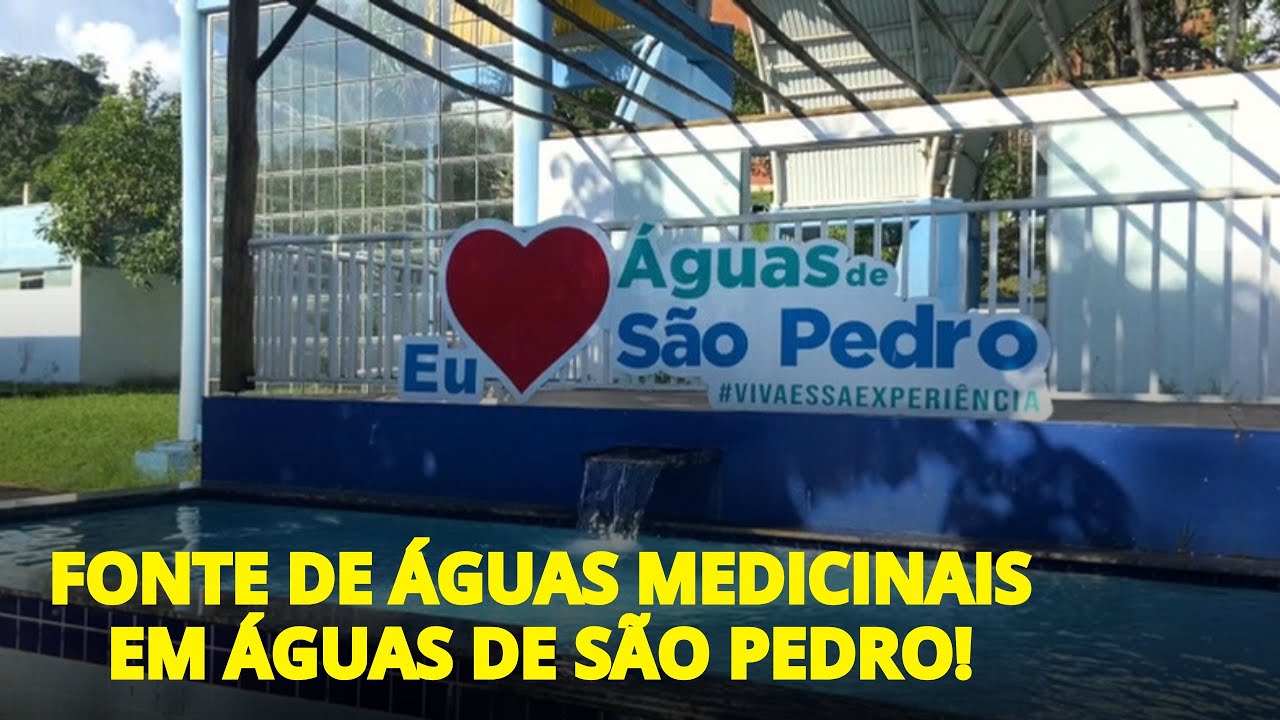VISITEI A FONTE DE ÁGUAS MEDICINAIS NA CIDADE DE ÁGUAS DE SÃO PEDRO!!! 