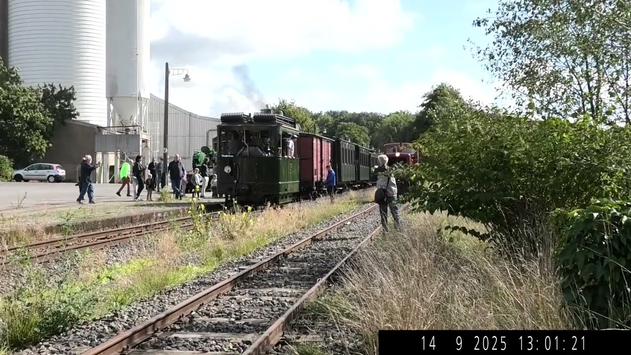 Selfkantbahn, 125 jaar GKB. 1, inzet stoomtramlok "RUR". Einsatz Straßenbahndampflok "RUR"