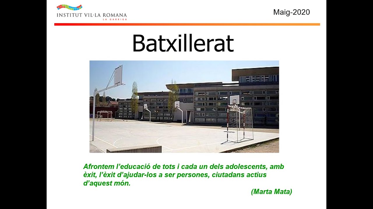 Orientacio batxillerat Curs 2020-2021