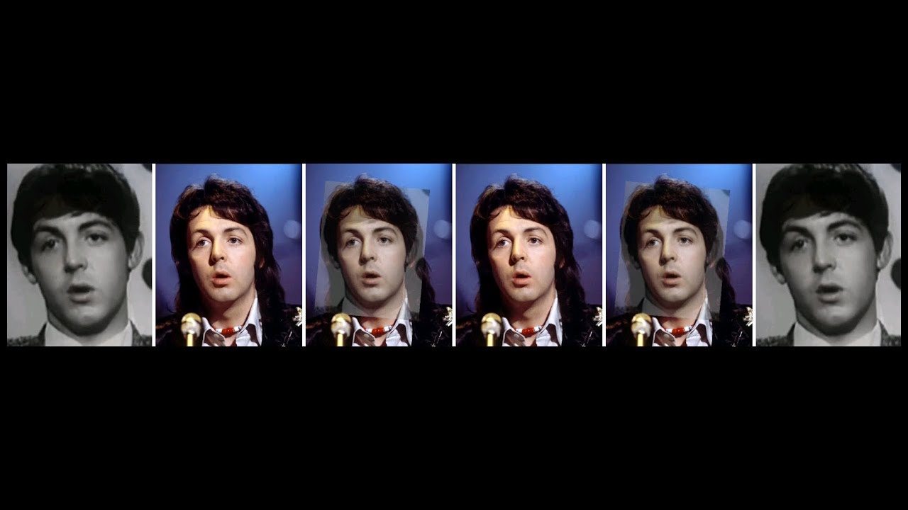 Paul McCartney Photo Compare 1963~1975