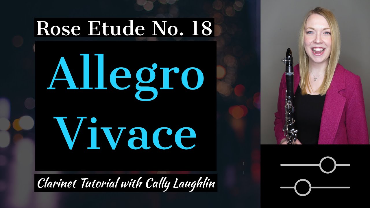 Rose Etude #18: Allegro Vivace (Lesson Video - Speed Training)