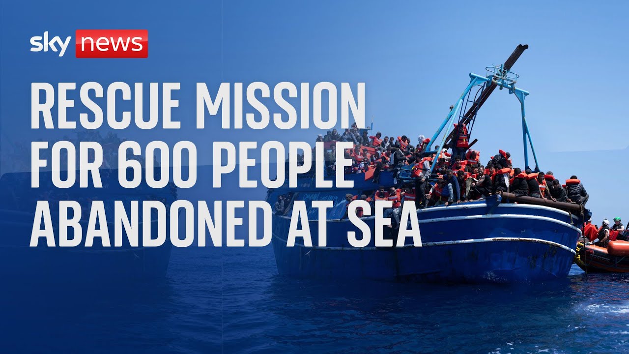 Immigration: On board the mission to rescue 600 people from overcrowded fishing boat