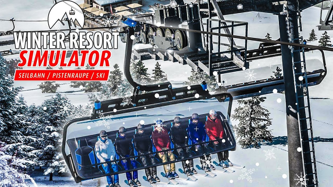 WINTER RESORT Simulator #6: Lawinen-Sprengung und neuer SESSELLIFT | Seilbahn Simulator