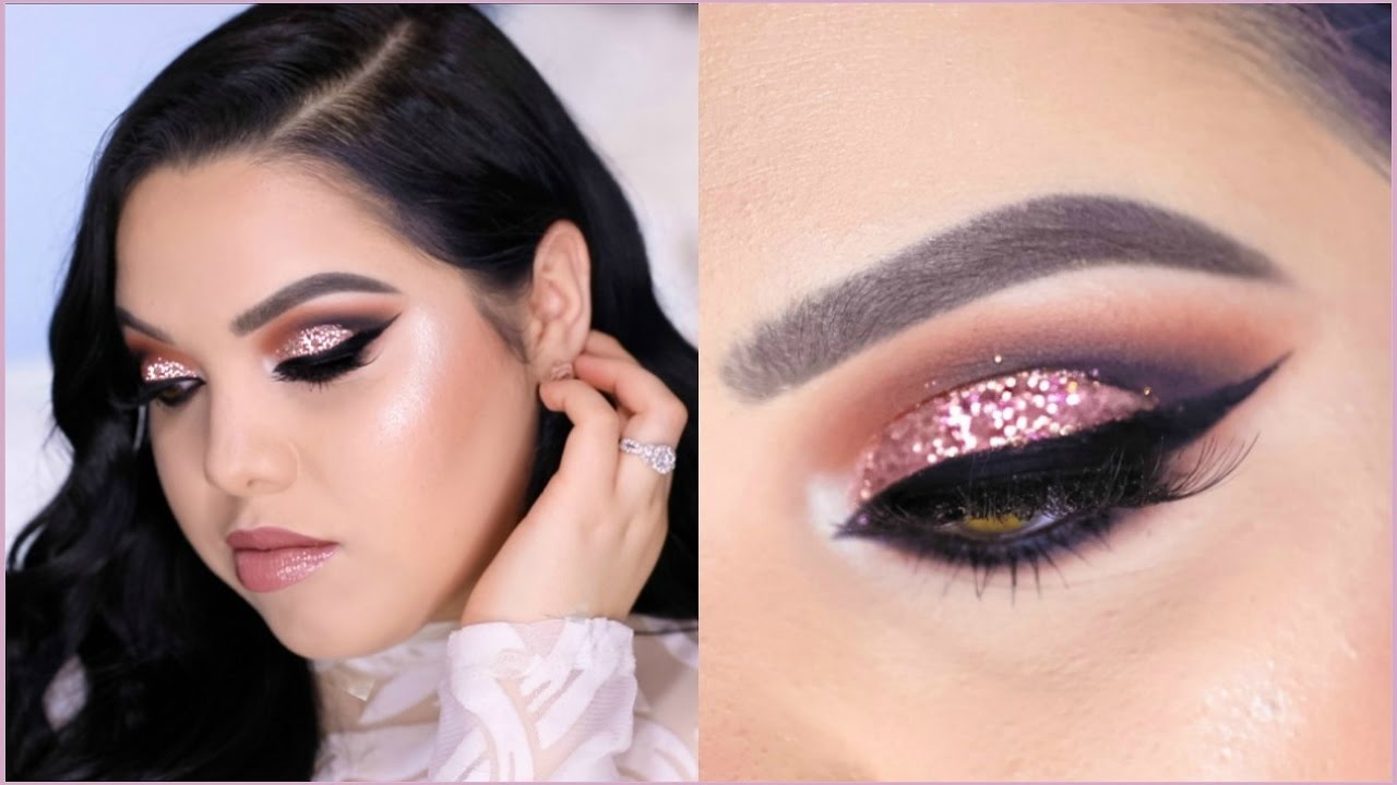 Glitter Cut Crease | PROM MAKEUP TUTORIAL!