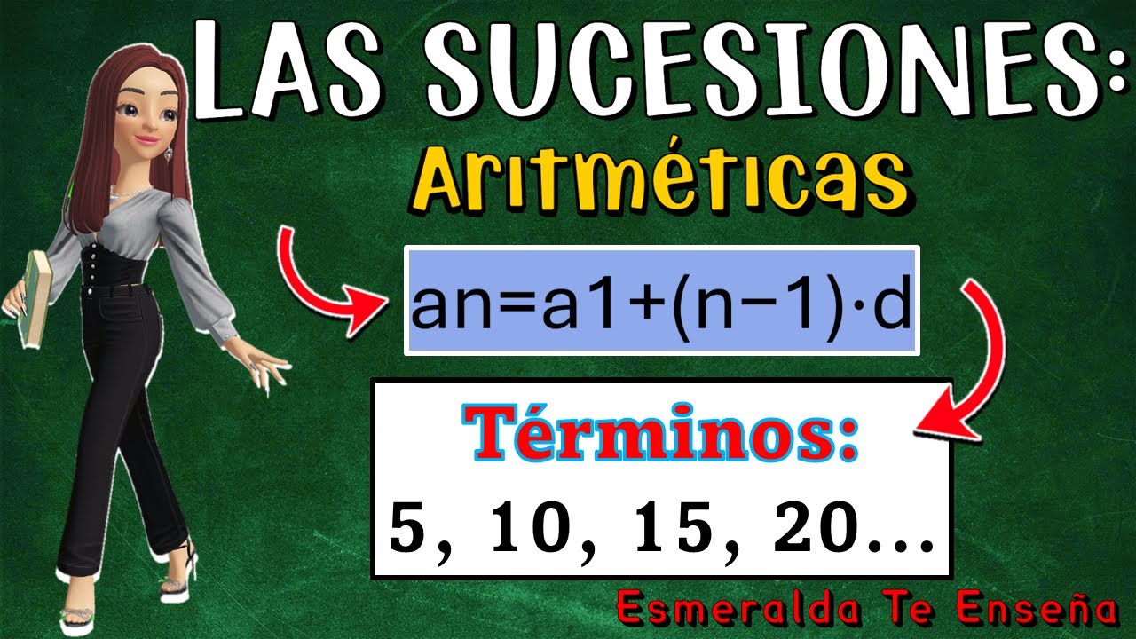 🔢Sucesiones Aritméticas Explicadas con Ejemplos🔍 | Aprende Paso a Paso🧠