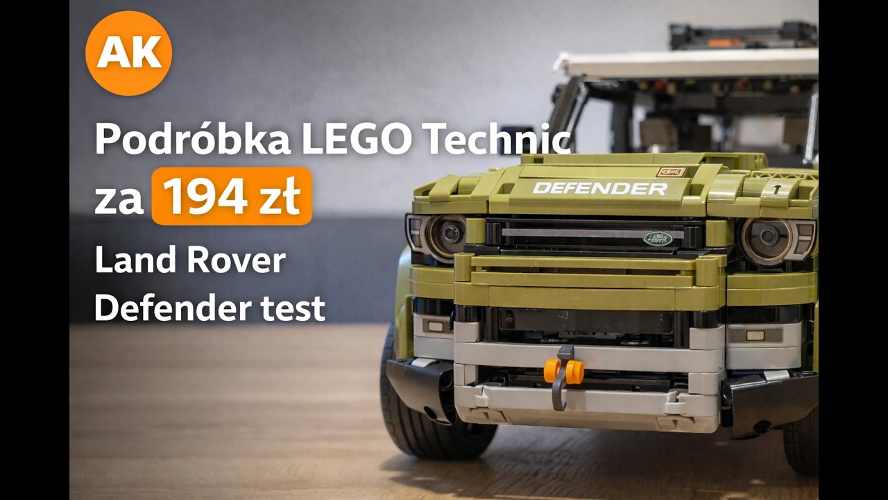 Podróbka LEGO Technic za 194 zł – Land Rover Defender test