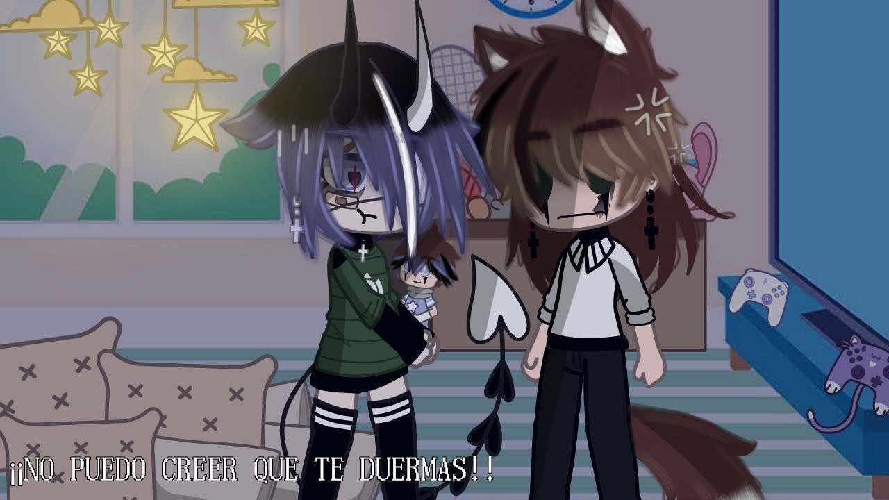 「 ¡NO PUEDO CREER QUE TE DUERNAS!💢 」//Meme Pasado//(gacha club)//Mundo Paralelo//Morena Loving