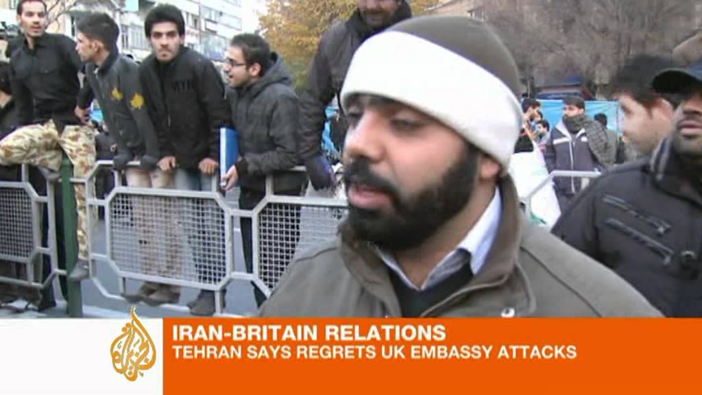 Iranian protesters storm UK embbassy in Tehran