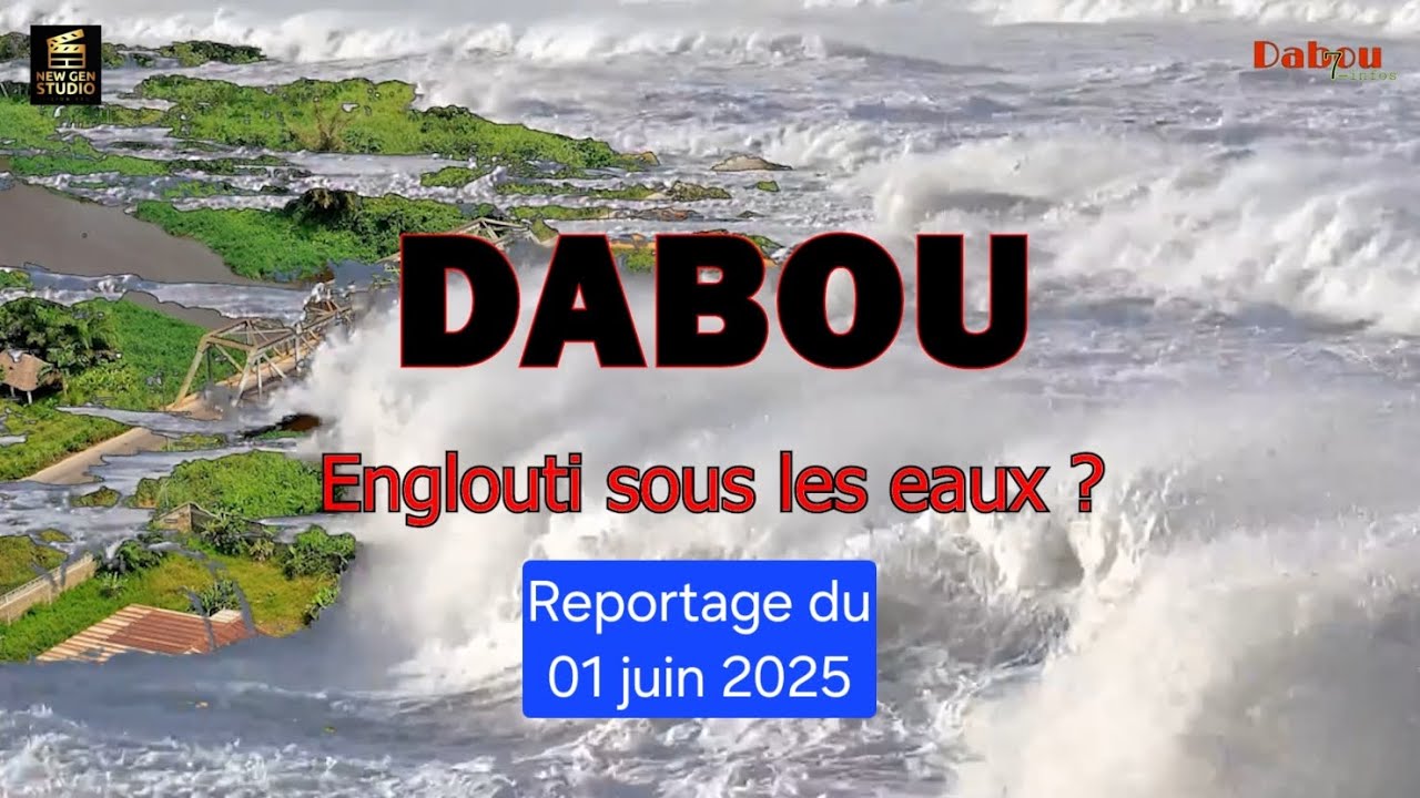 Dabou, une ville bordée d'eau. Risque d'inondation ?