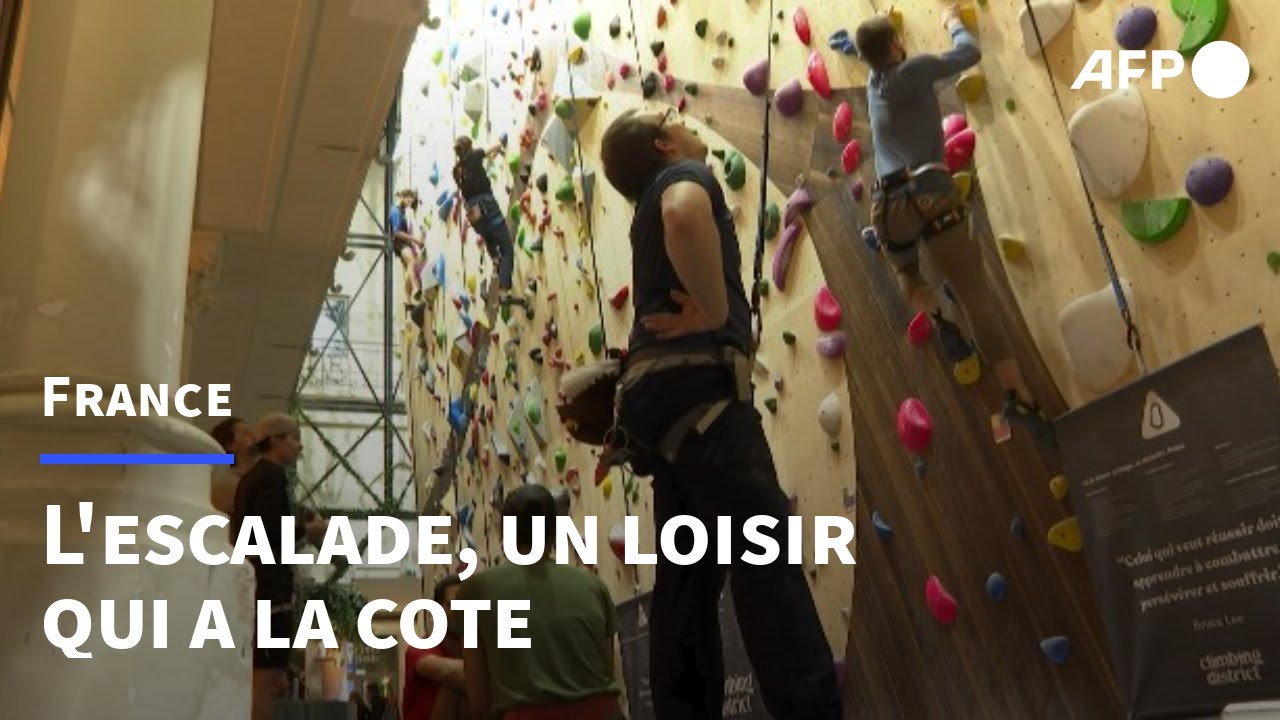 A Paris, les salles priv&eacute;es d'escalade, premi&egrave;res de cord&eacute;e pour doper le secteur | AFP
