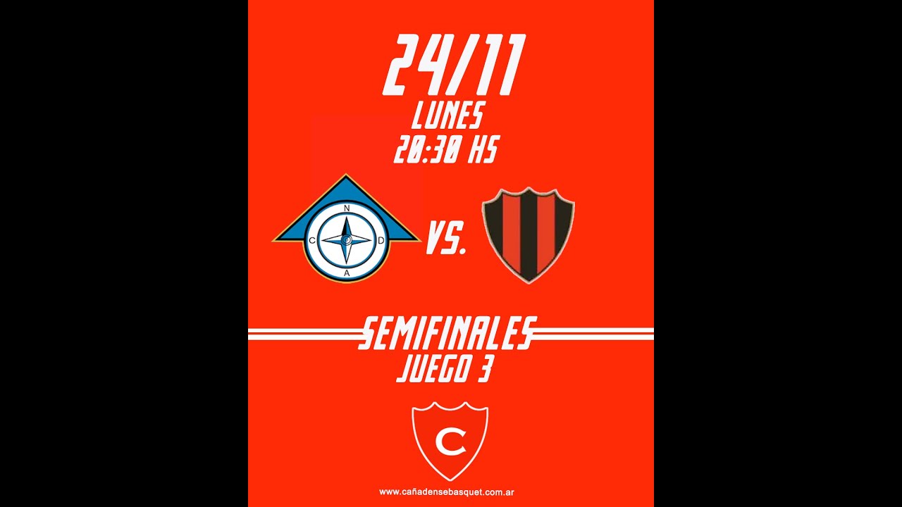 CLAUSURA ACB 2025 SEMIFINALES Juego 3 | DEPORTIVO NORTE vs. ATLETICO CARCARAÑA