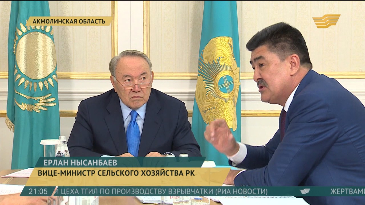 Президент РК провел встречу с вице-министром сельского хозяйства Ерланом Нысанбаевым