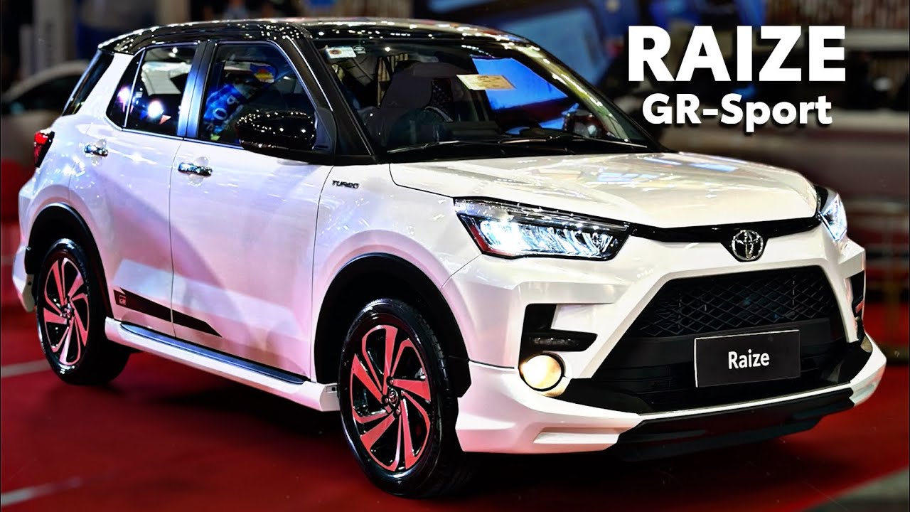 New Toyota Raize GR Sport 2025, white colour, Exterior and Interior